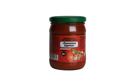 Соус Томатный «Хренвина ядерная» Стерилизованный (450 г.)