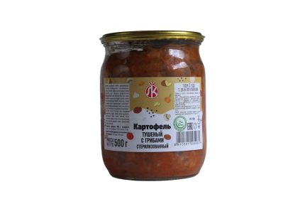 Картофель тушеный с Грибами Стерилизованный (500 г.)