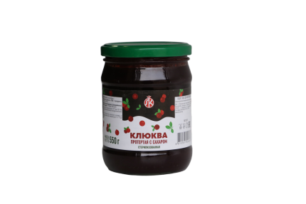 Клюква Протертая с Сахаром Стерилизованное (550 г.)