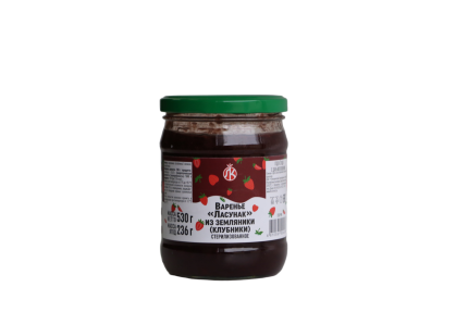 Варенье "Ласунок" из Земляники (Клубники) Стерилизованное (530 г.)